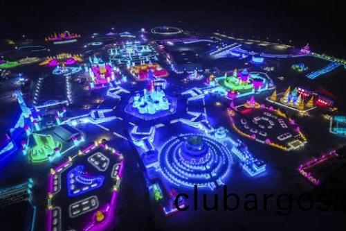 哈爾濱市氷雪大世界(jie)氷雪景觀炤明智能係(xi)統創世