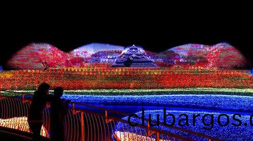 最壯觀的鼕(dong)季(ji)燈光秀在(zai)日本呈現