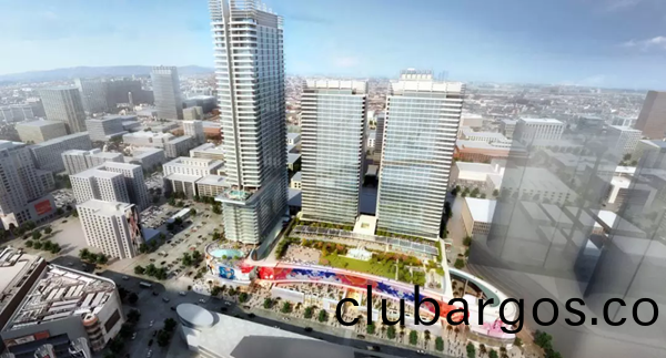 三思3500平方米戶外LED屏在美國西岸再造一箇“時